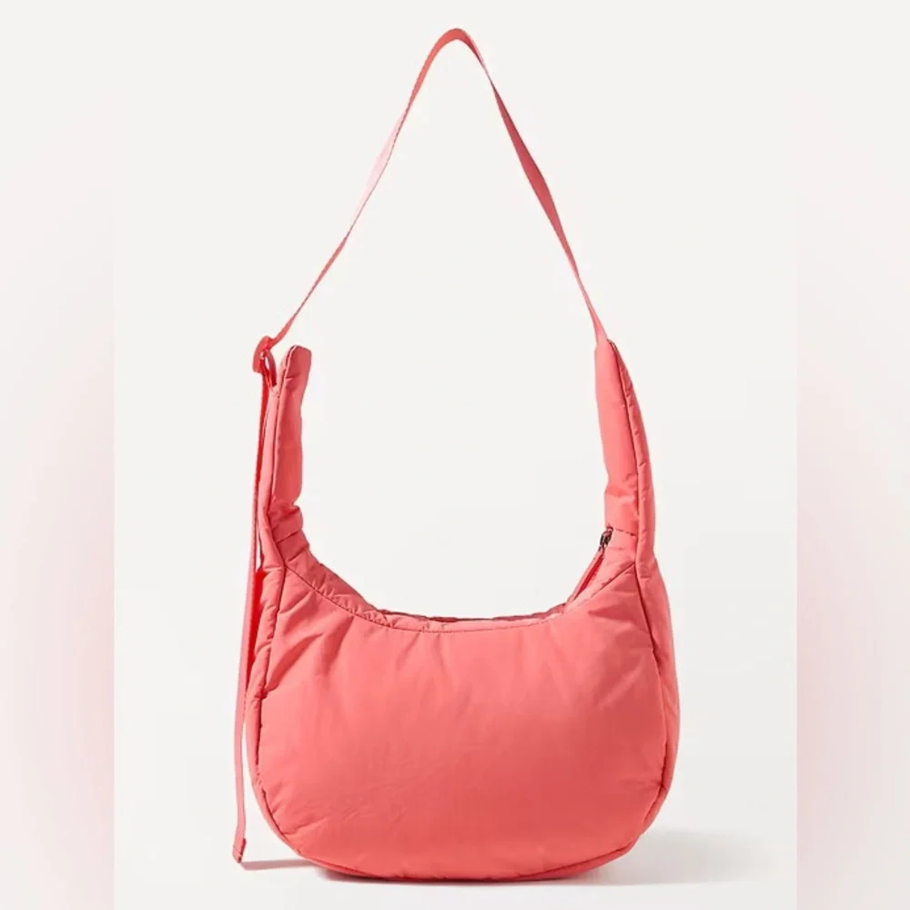 NWT Athleta All About Small Crossbody Hobo Bag  in Mimosa Pink